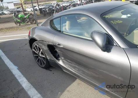 2016 Porsche Cayman из США, поврежденный, VIN WP0AA2A87GK170789